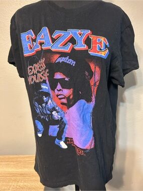Eazy-E Express Yourself Ruthless Records Graphic T Shirt Men’s Medium Black Tee
